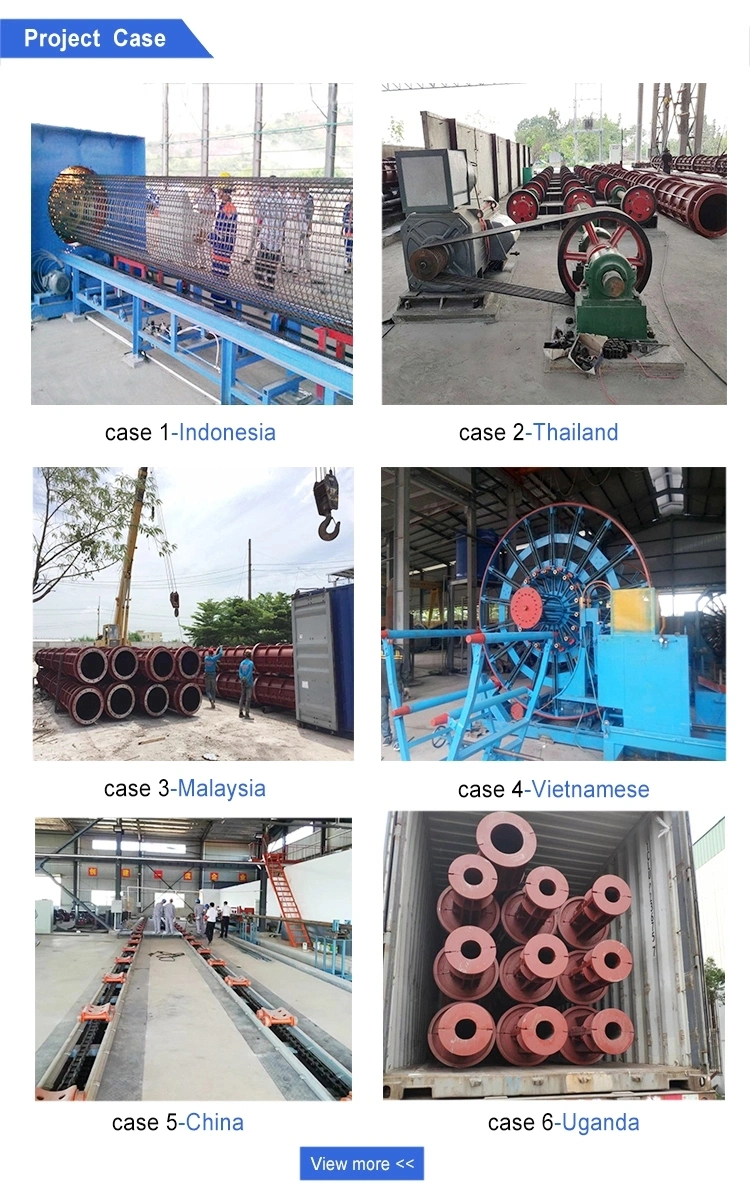 Precast Concrete Electric Pole Manufacture Plant